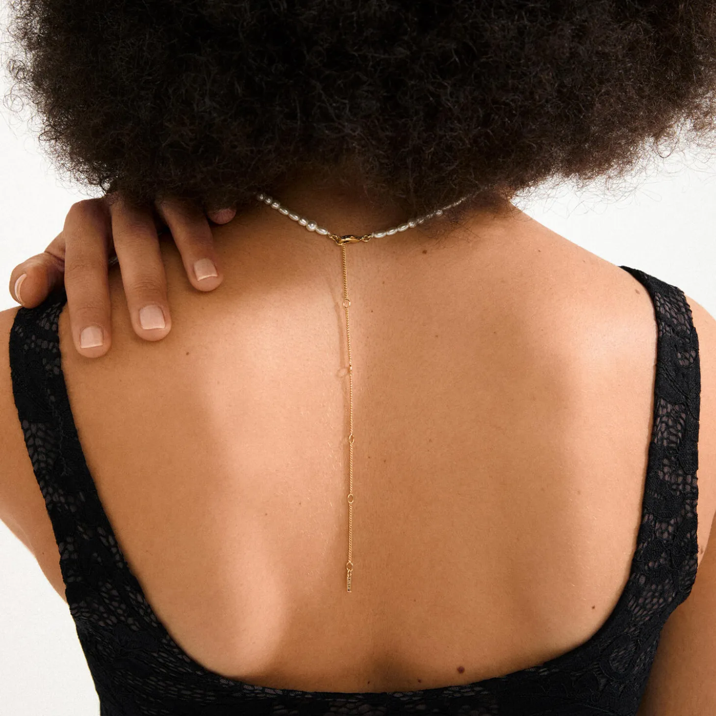 ELLIANA halskæde, guldbelagt