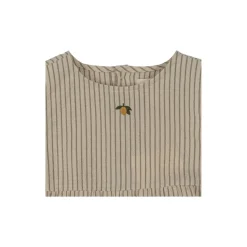 Elliot Romper, tea stripe