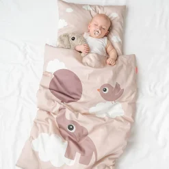 Elphee baby sengesæt, powder