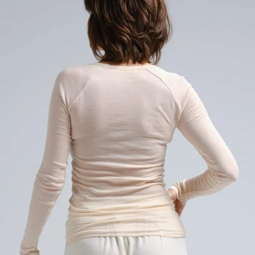 Elvira Bluse, rosie beige