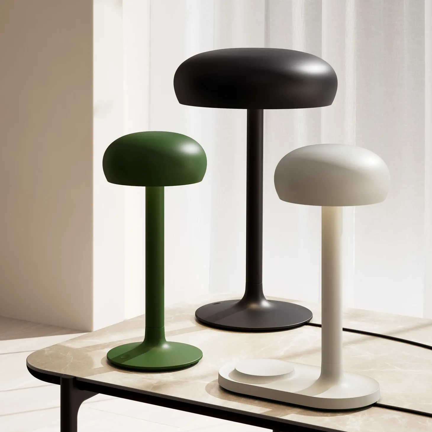 Emendo bordlampe, black