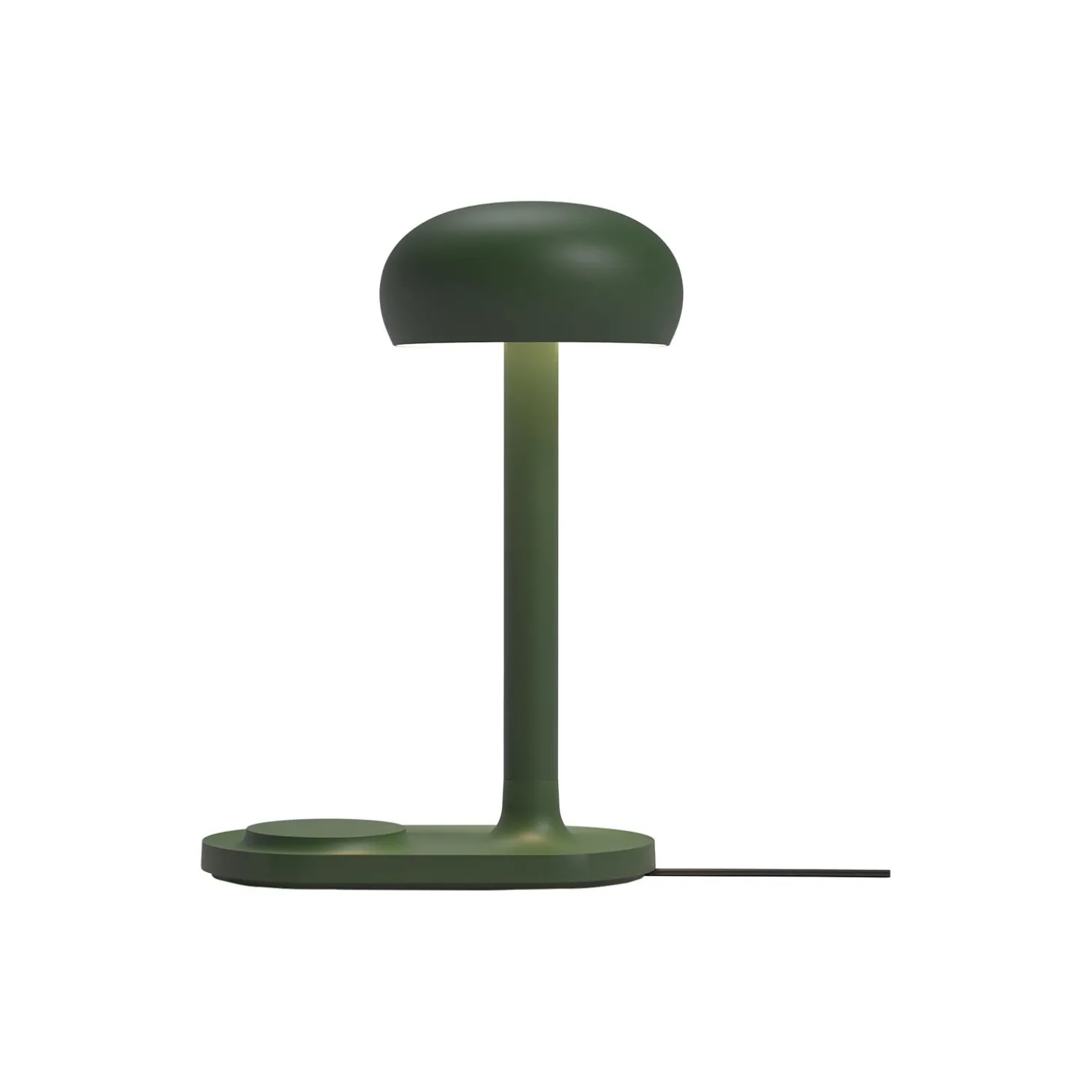 Emendo lampe med Qi trådløs oplader, emerald green