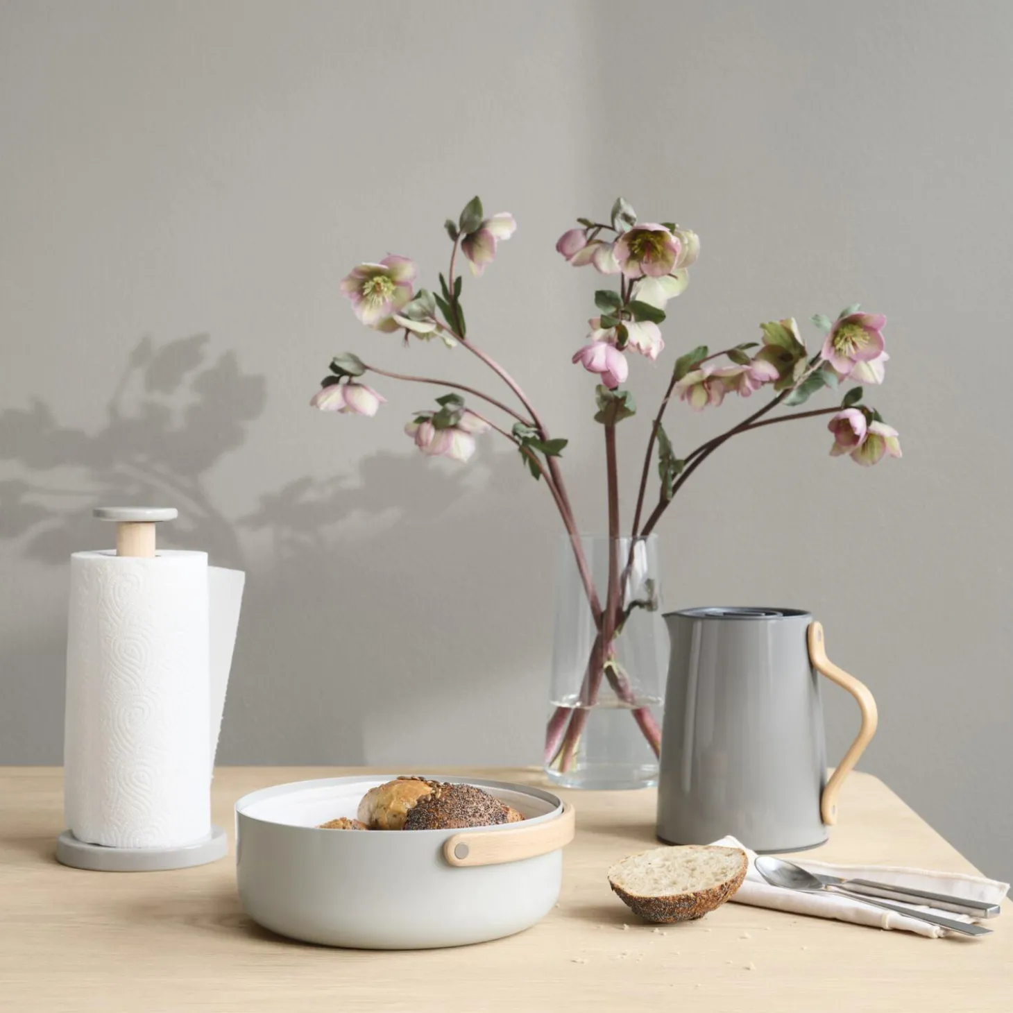 Emma brødkurv, grey