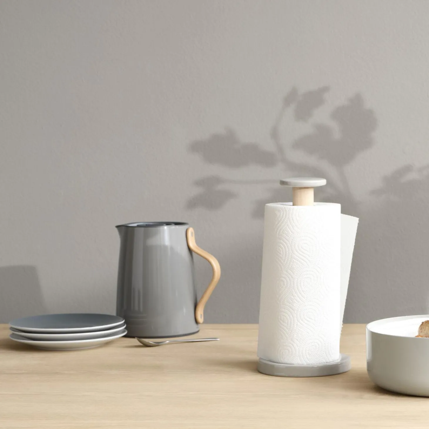 Emma køkkenrulleholder, grey