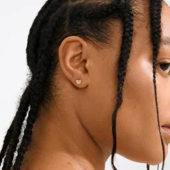 EMMETT øreringe, guldbelagt