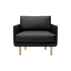 Emo lænestol, Dakar Black/naturolieret eg