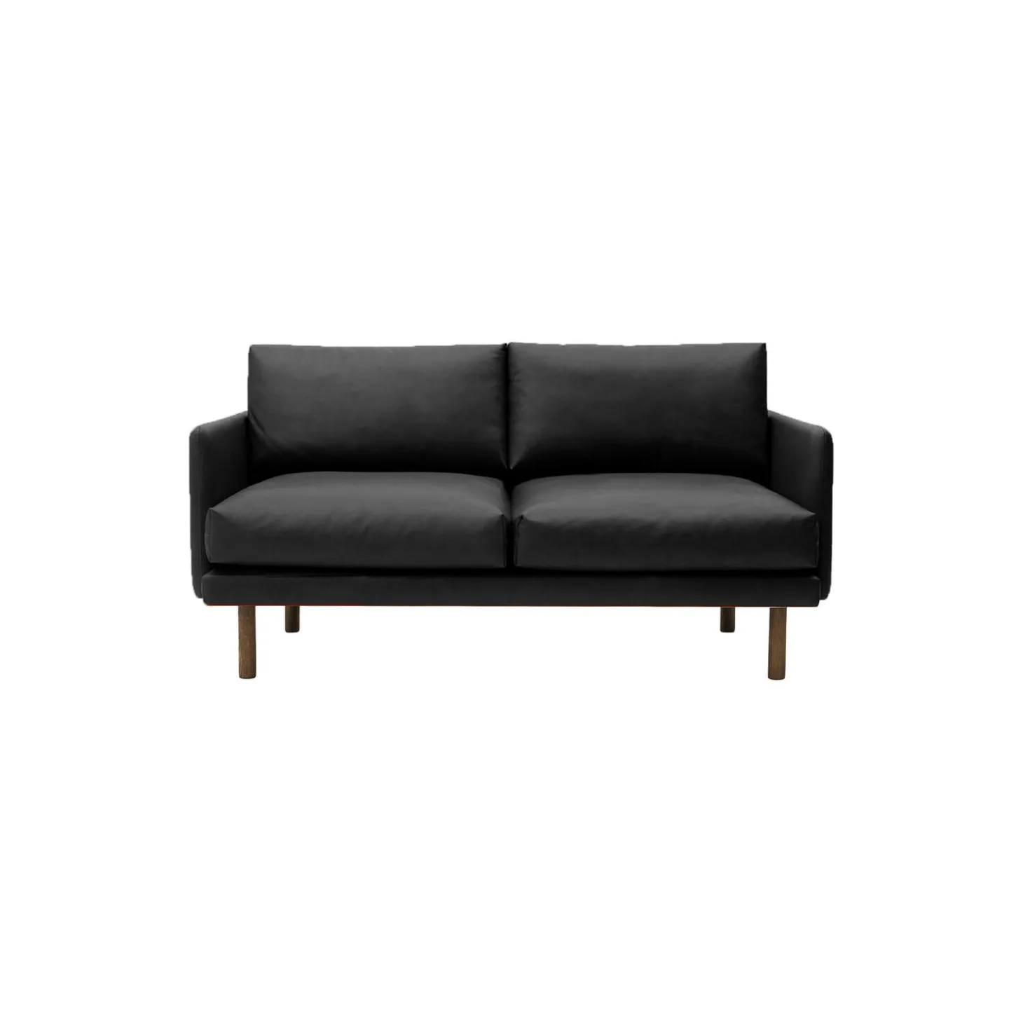Emo 2-pers. sofa, Dakar Black/røget eg