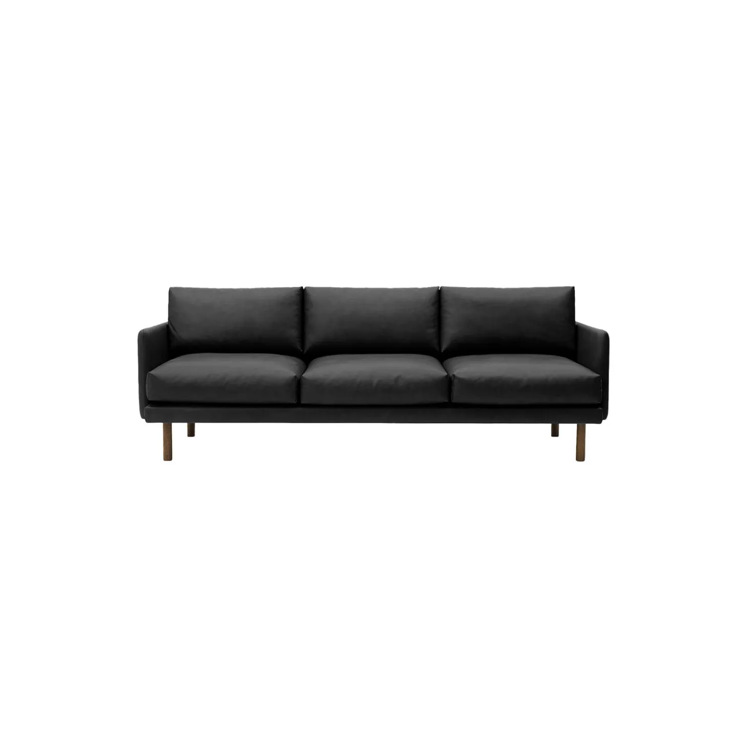 Emo 3-pers. sofa, Dakar Black/røget eg