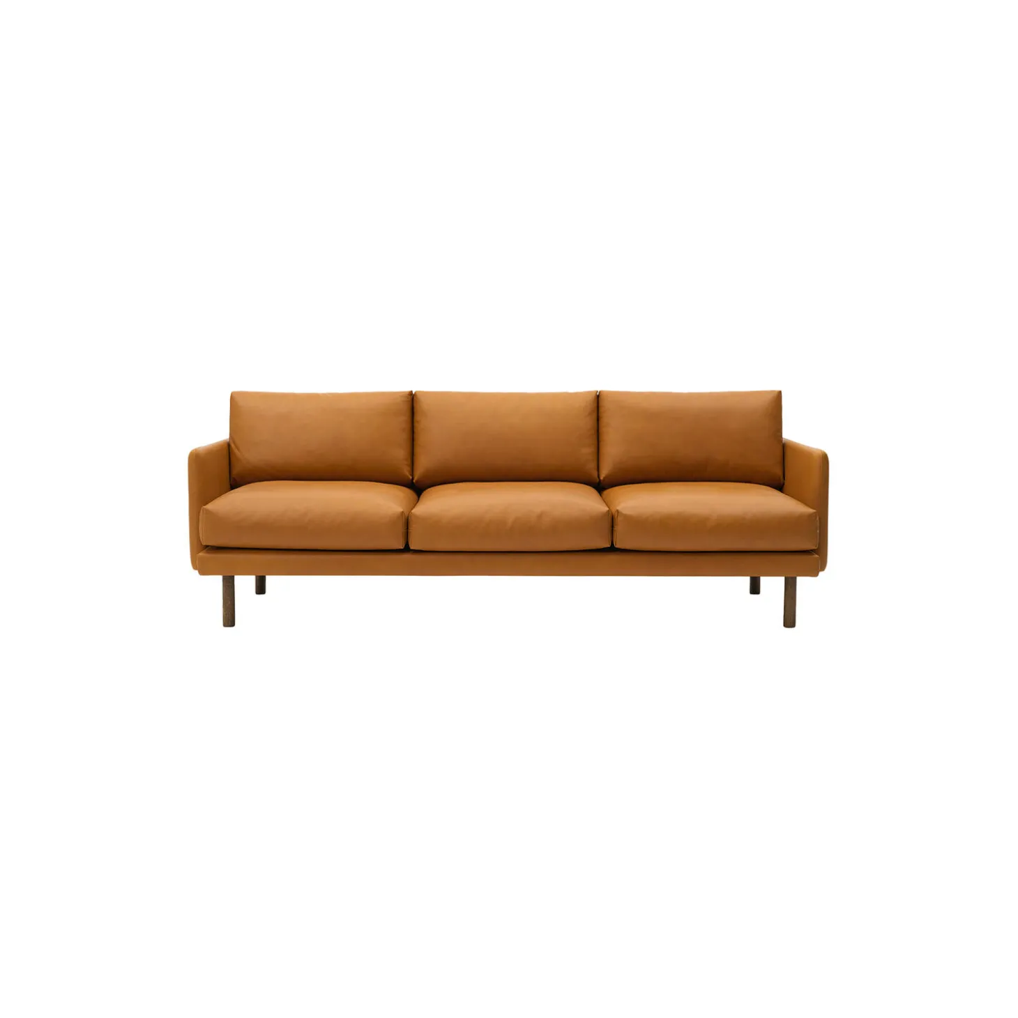Emo 3-pers. sofa, Dakar Cognac/røget eg