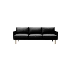 Emo 3-pers. sofa, SemiAni Black/røget eg