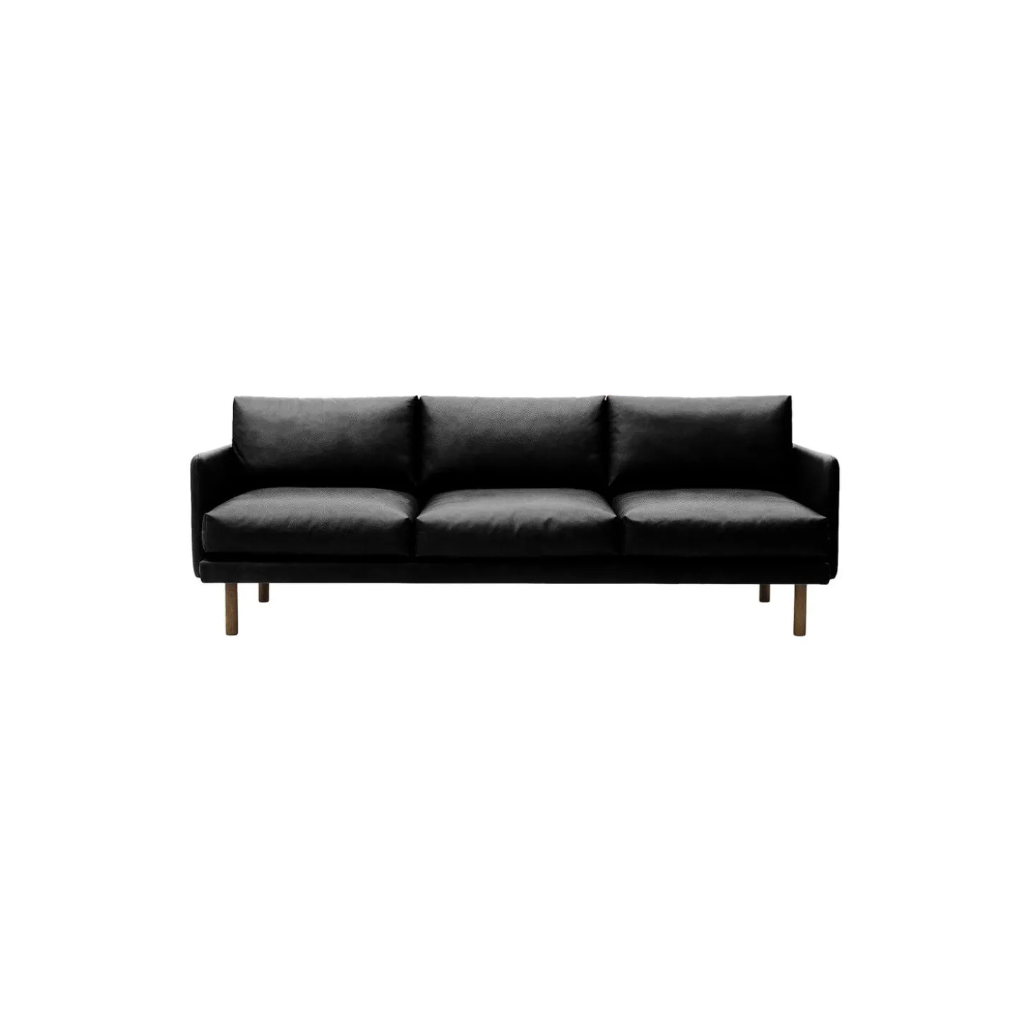 Emo 3-pers. sofa, SemiAni Black/røget eg