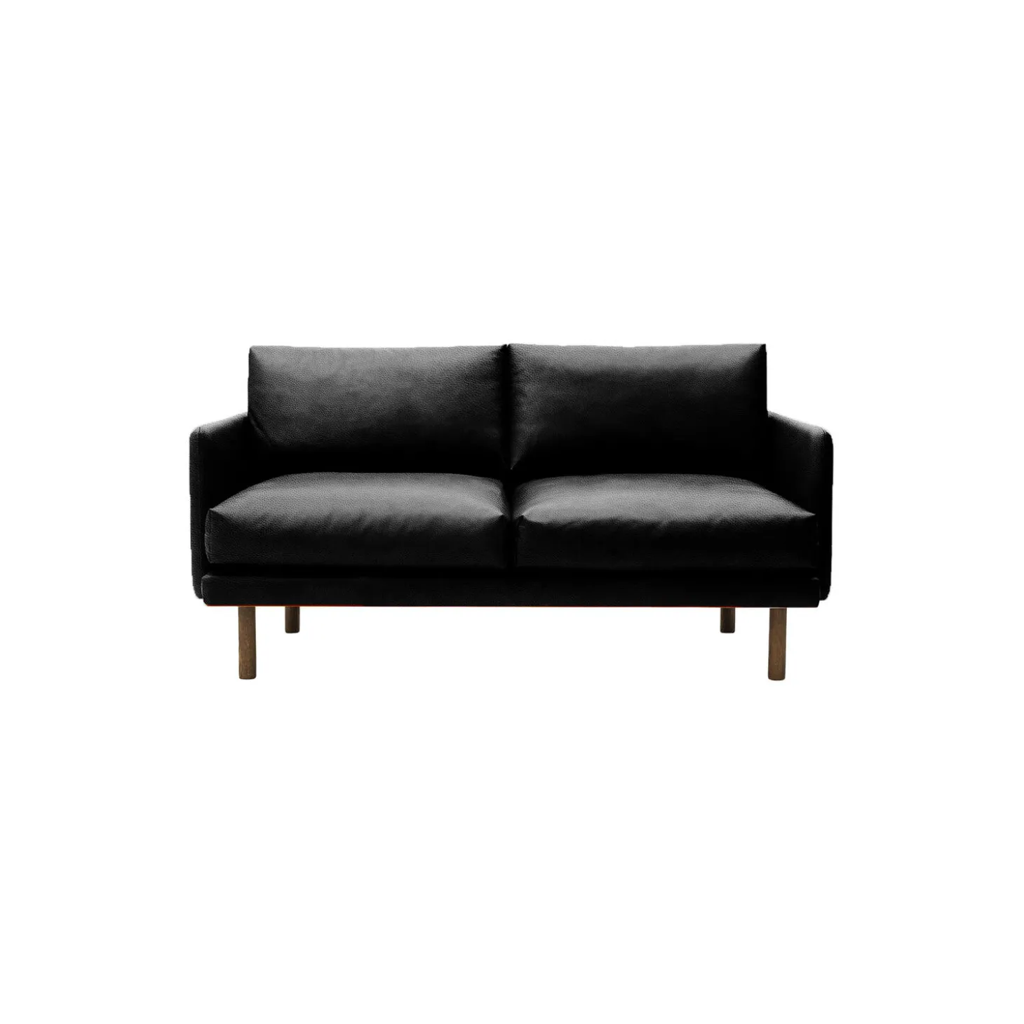Emo 2-pers. sofa, SemiAni Black/røget eg