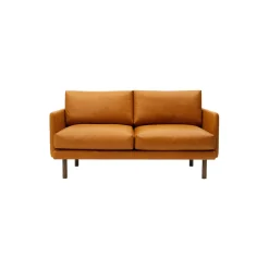 Emo 2-pers. sofa, SemiAni Cognac/røget eg