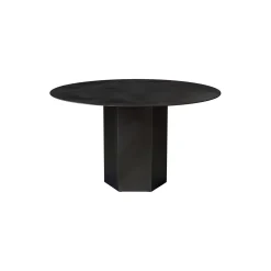 Epic Round Dining Table, midnight black