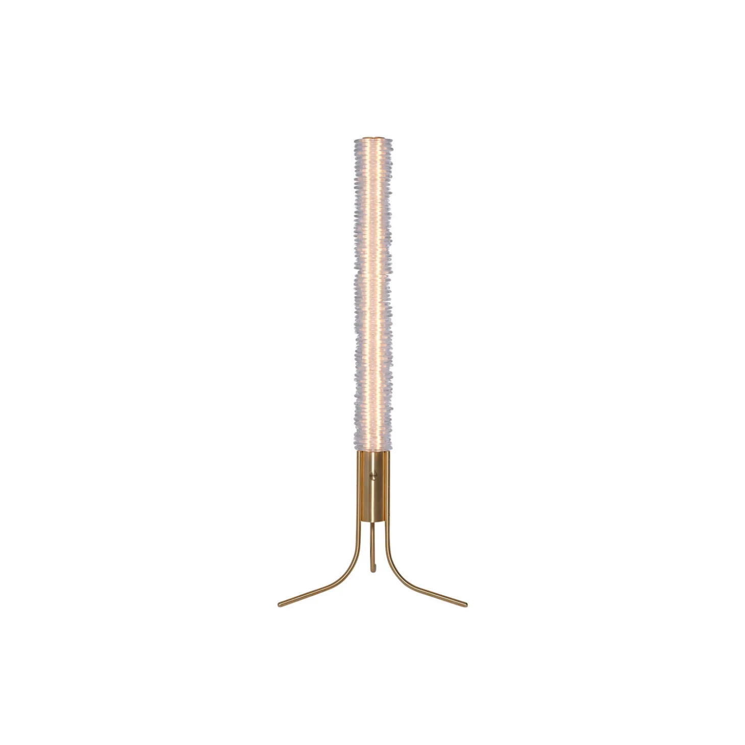 Erie Floor Lamp, brass