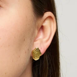 Esther Post Øreringe, forgyldt