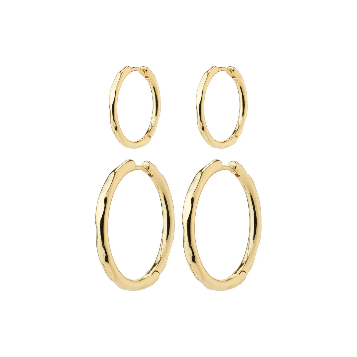 EVE Hoops 2-i-1 sæt, gold plated