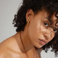 EVE Hoops 2-i-1 sæt, gold plated