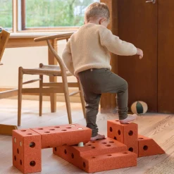 Explorer sæt, burnt orange/dusty green