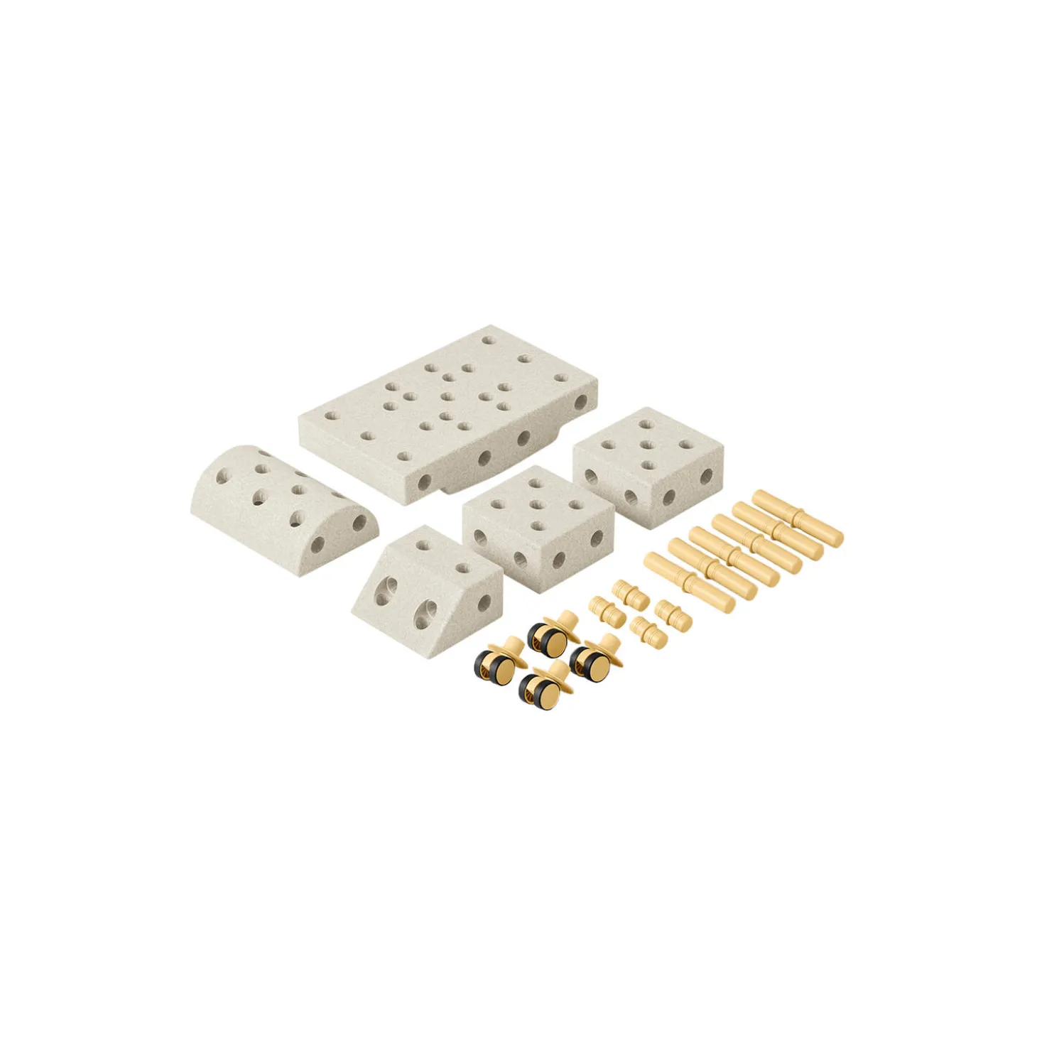 Explorer sæt, sand grey/honey yellow