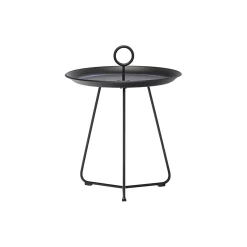 EYELET bakkebord, black