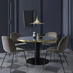 F.A. 33 Wall Mirror, polished brass