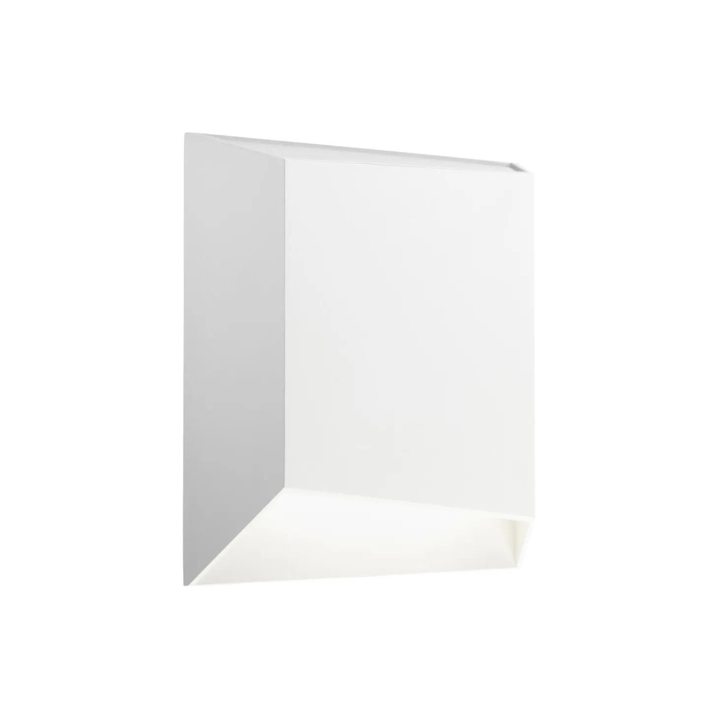 FACET W1 Down væglampe, hvid