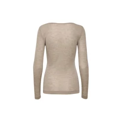 FangIW T-Shirt LS, oatmeal melange