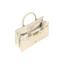 Farah M Handbag, macadamia white