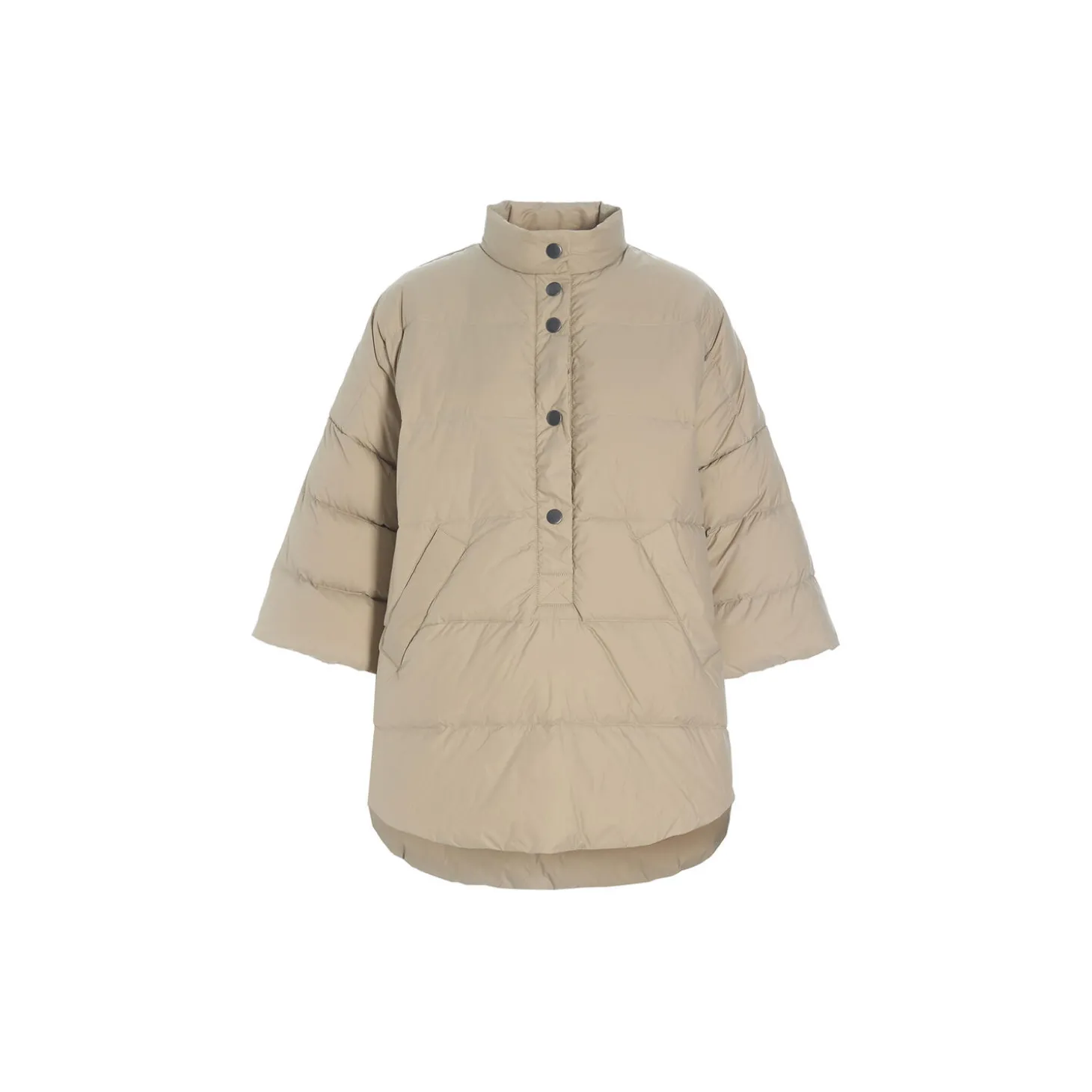 Feather down anorak, stone