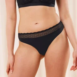 Feel of Modal String Briefs, black