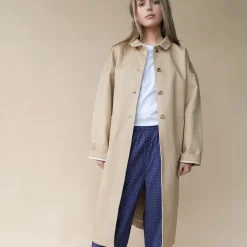 Felix frakke, sand beige