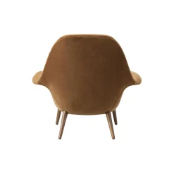FF1770 Swoon Lounge Chair, Grand Mohair 2103/bejdset røget eg