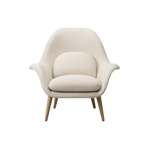 FF1770 Swoon Lounge Chair, Sunniva 811/lakeret eg