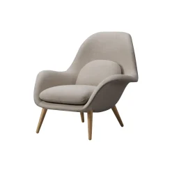 FF1770 Swoon Lounge Chair, Sunniva 717/lakeret eg