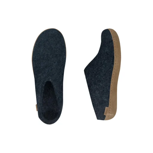 Filttøffel, denim