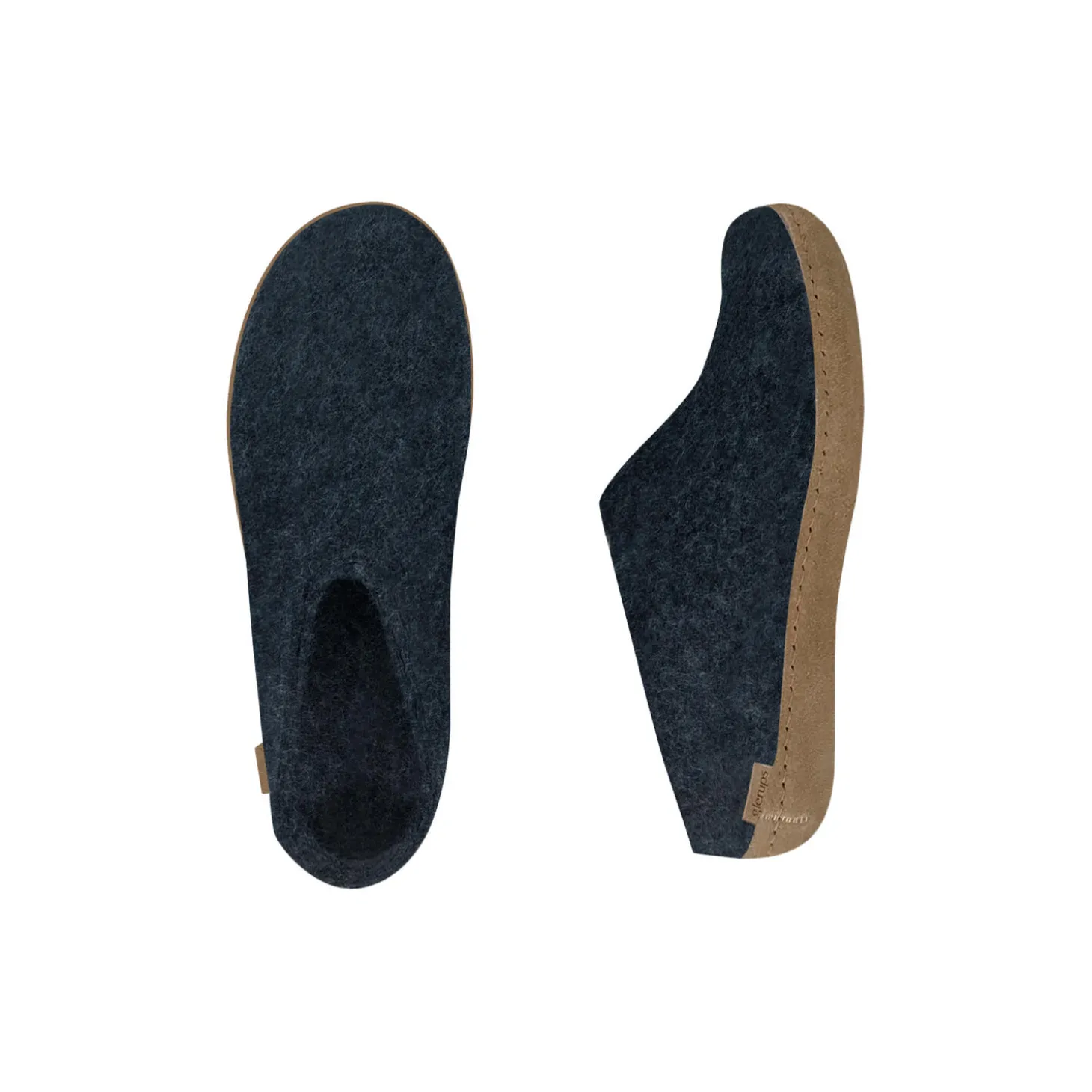 Filttøffel, denim