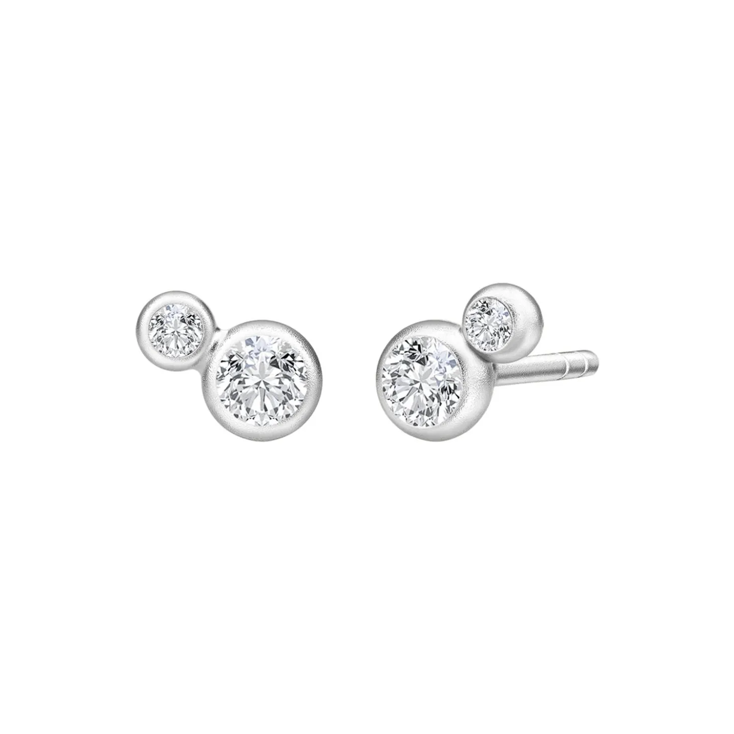 Fina Earstuds, silver
