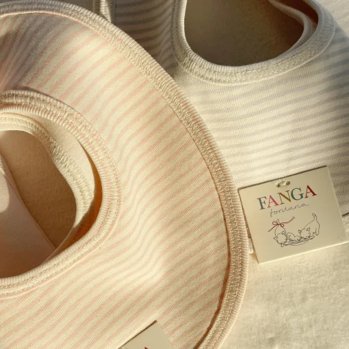 Fio Stripe 2-pack Bibs, blue mix