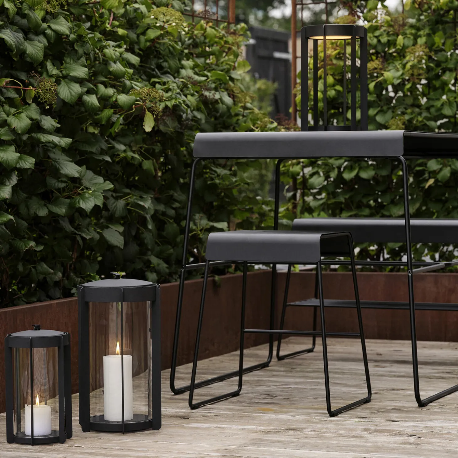 Firefly lanterne led, black