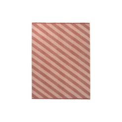 Fishbone plaid, rusty red