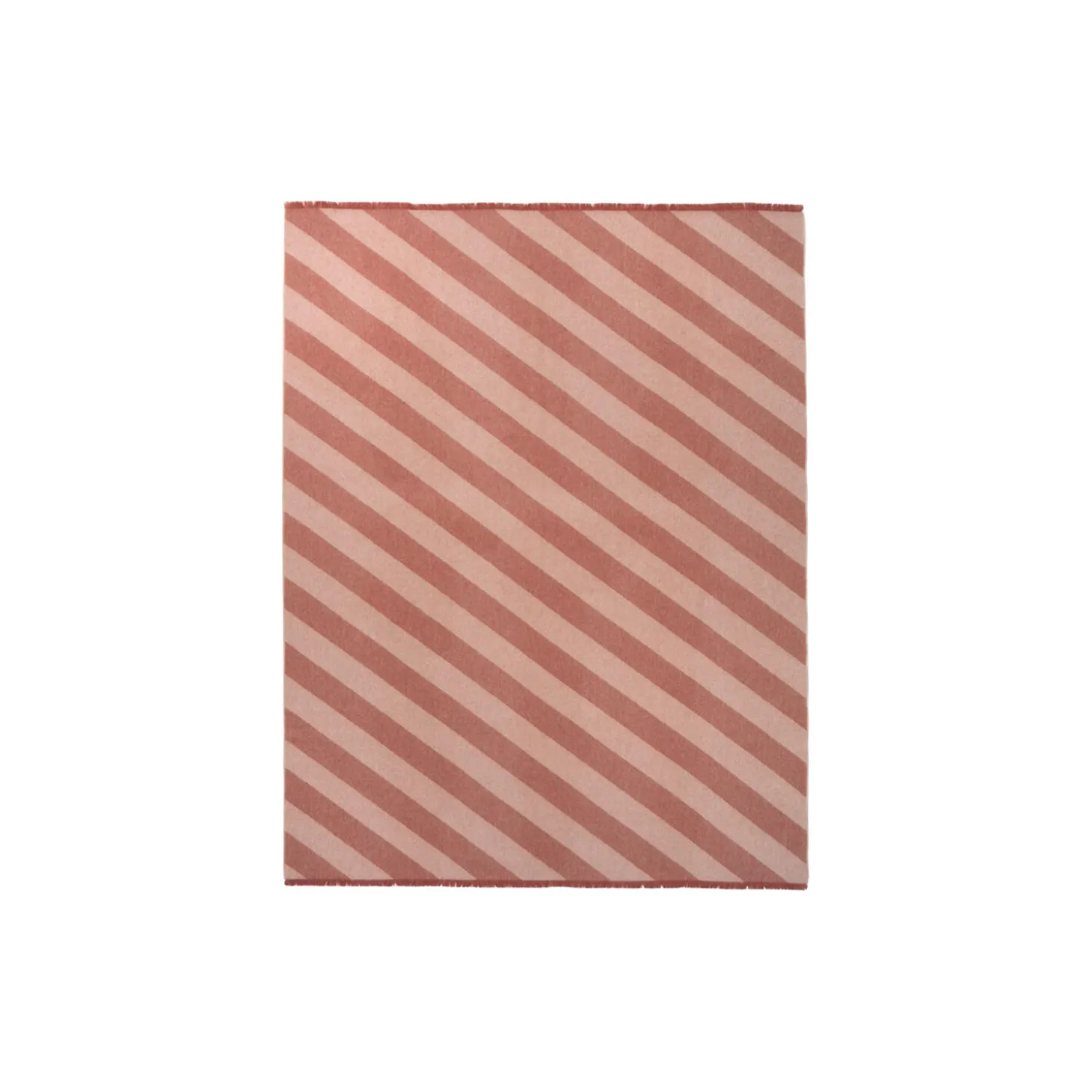 Fishbone plaid, rusty red