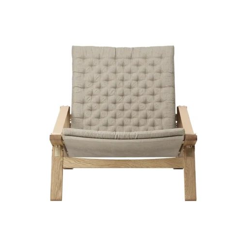 FK11 Plico loungestol, hvidolieret eg/natur