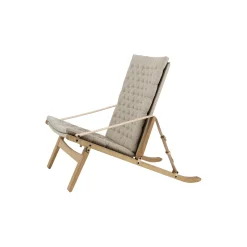 FK11 Plico loungestol, hvidolieret eg/natur