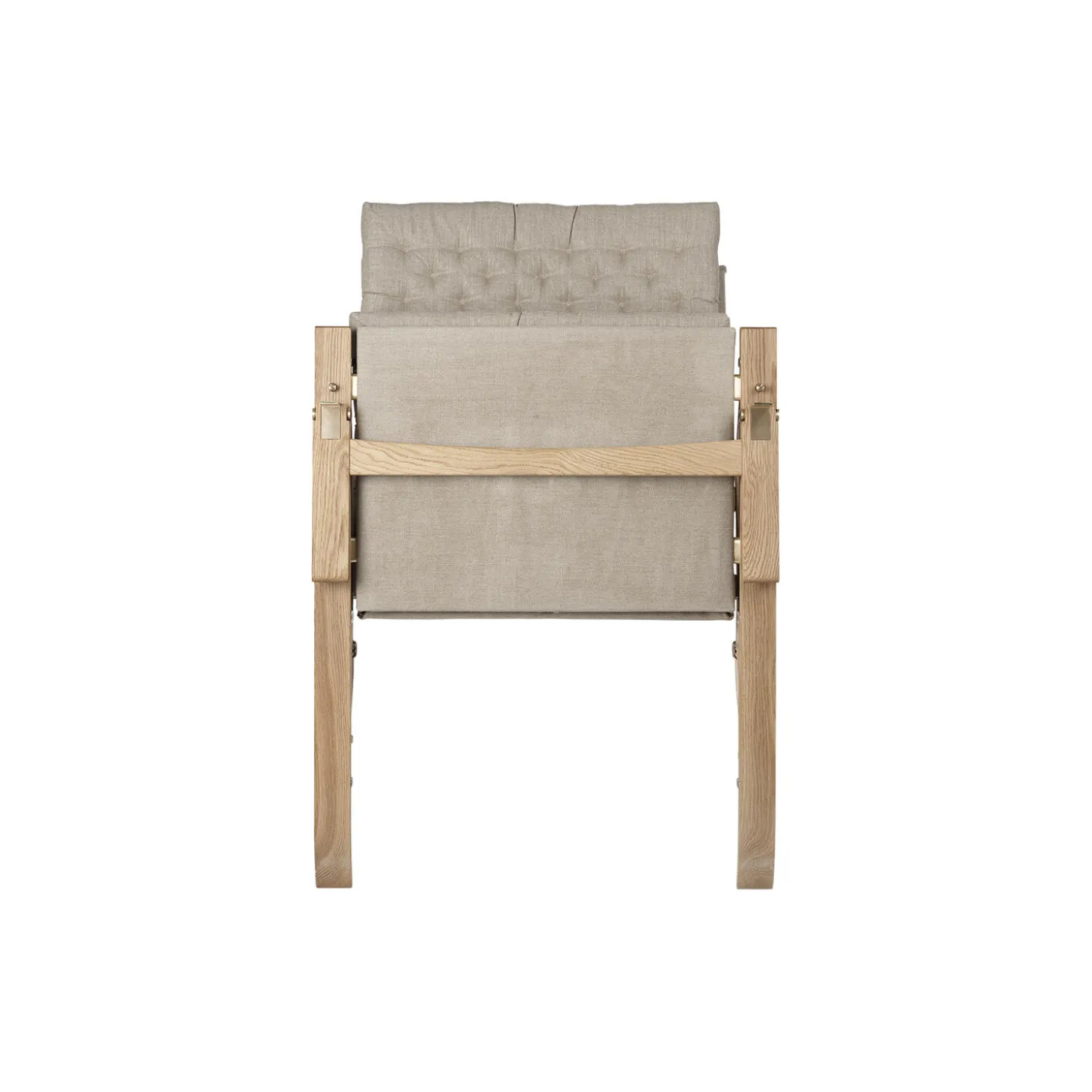 FK11 Plico loungestol, hvidolieret eg/natur