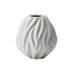 Flame vase, hvid