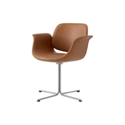 Flamingo Chair med fast stel, Cognac 95