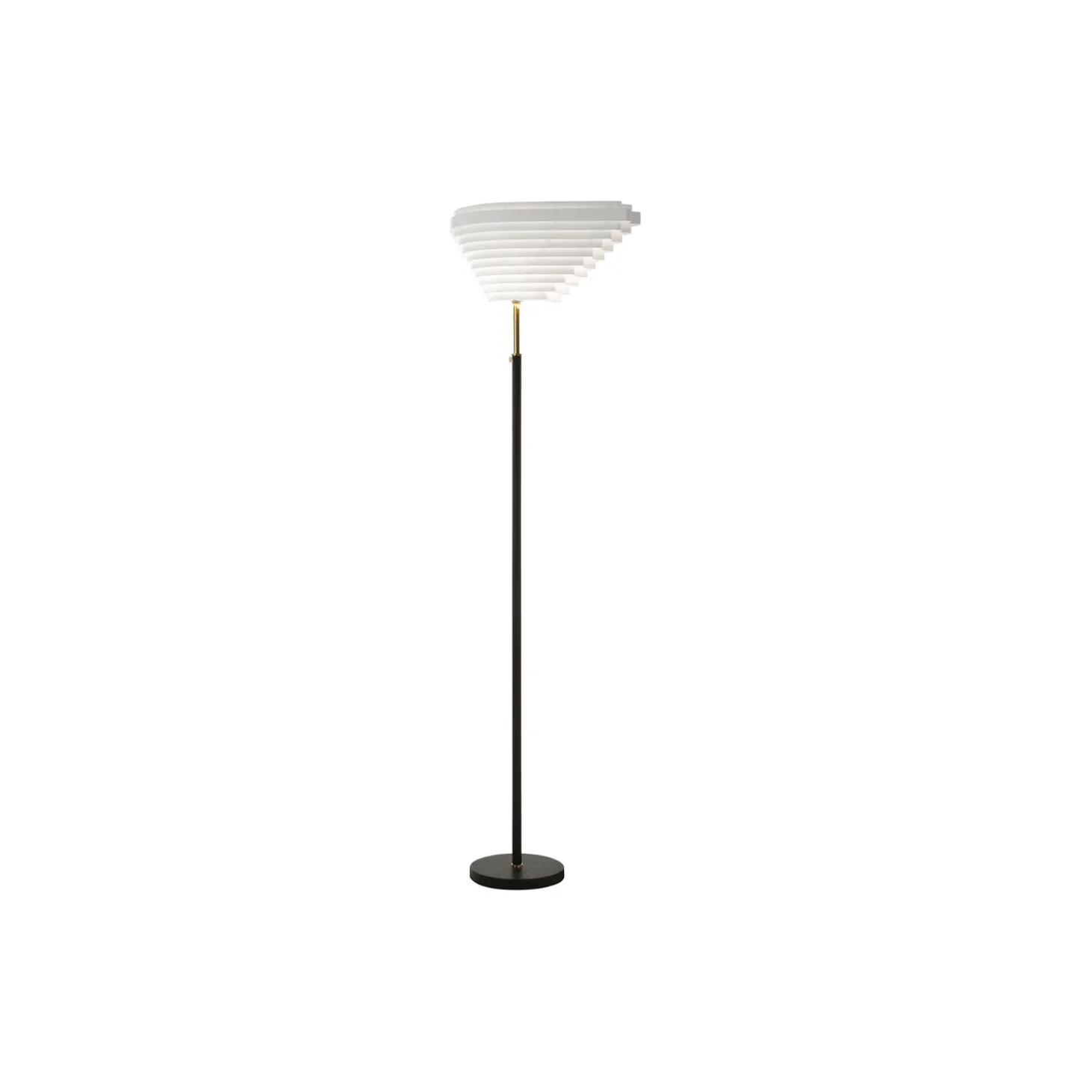 Floor Light A805 “Angel Wing“, polished brass