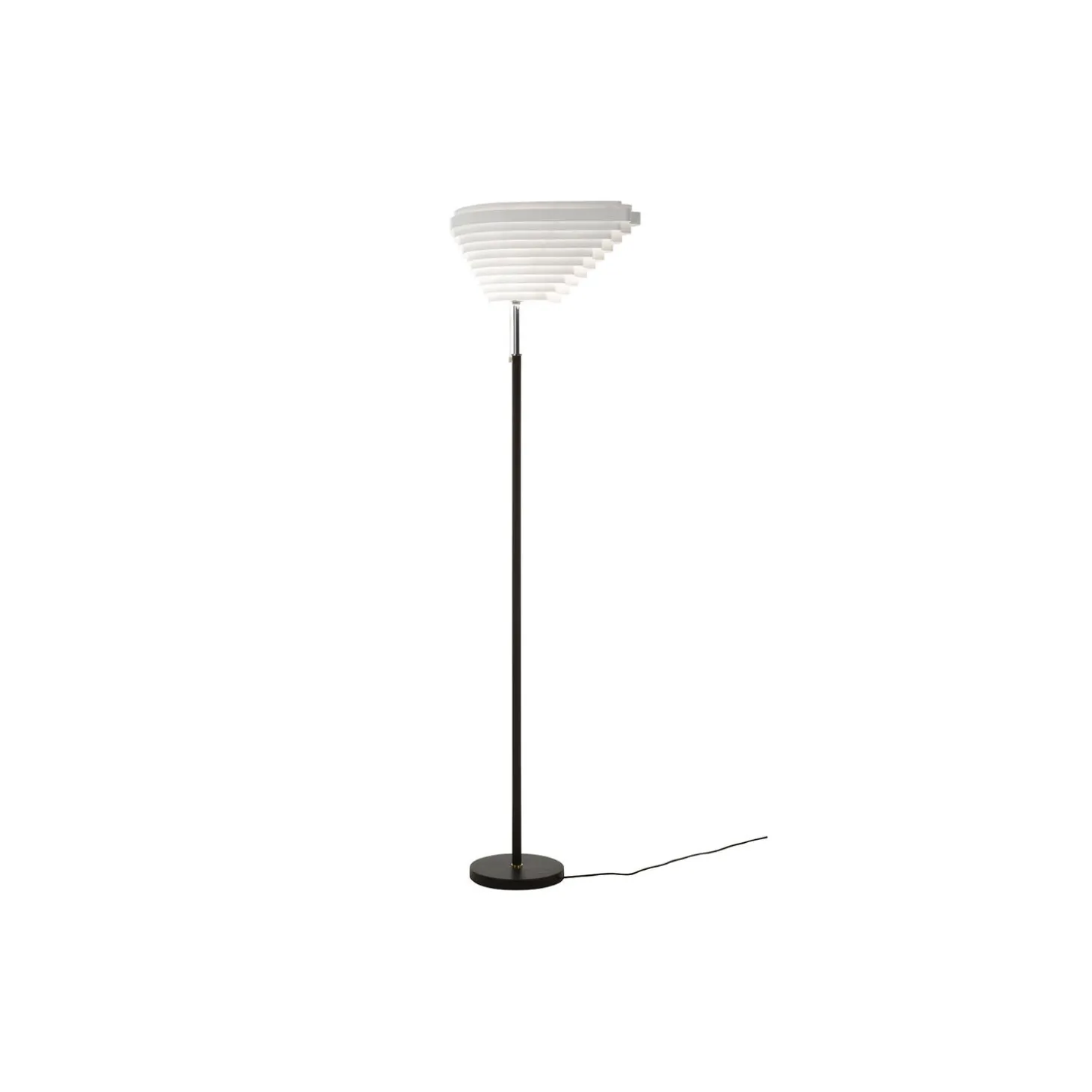 Floor Light A805 “Angel Wing“, nickel-plated brass