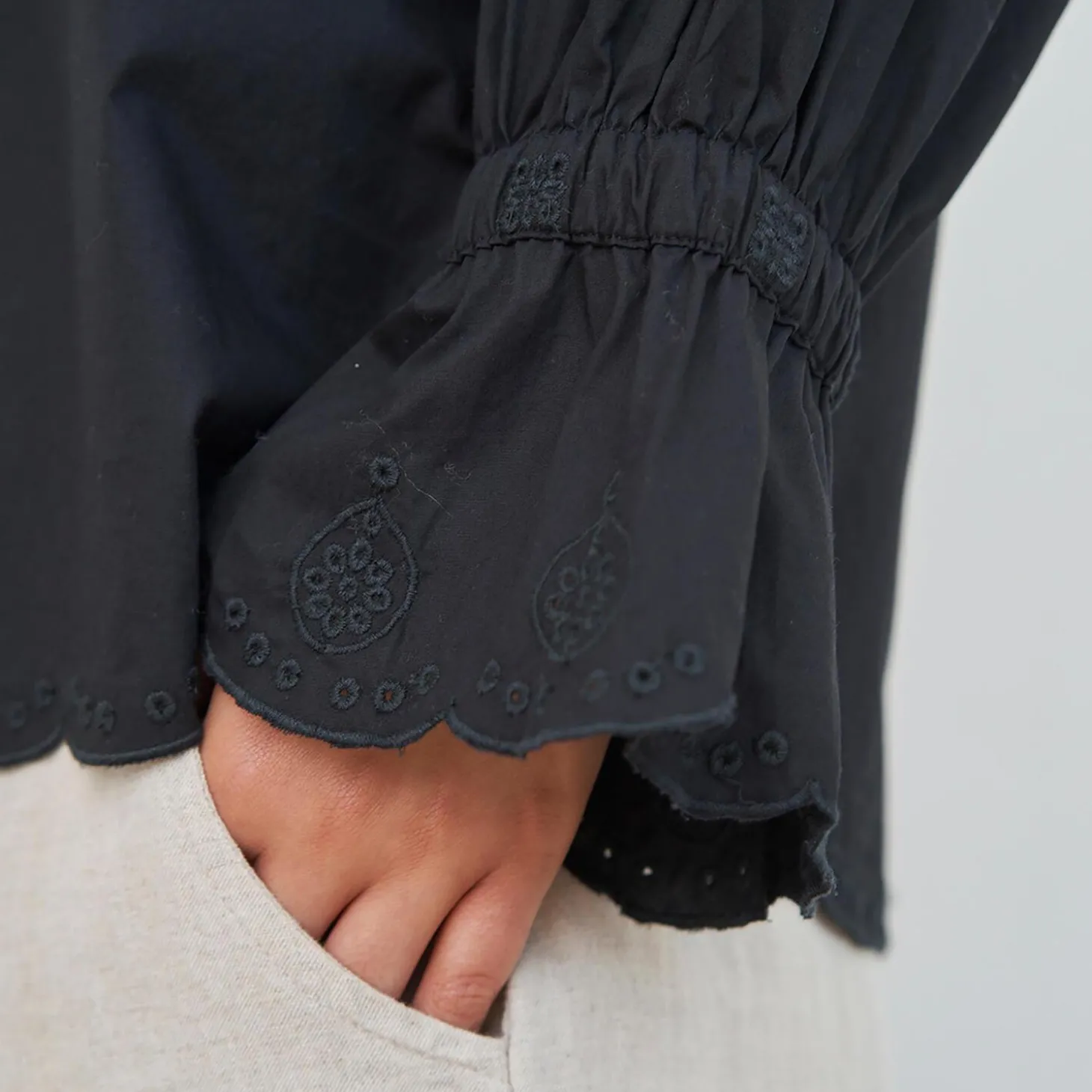 Flora Shirt, black